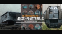 Artstation – Sci-Fi Material Pack Vol.1科幻室内硬面风格贴图