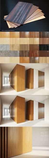 VizPeople – Wood Textures V1 25种木纹木头深度贴图素材