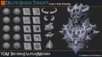 Death Queen Toolkit 僵尸皮肤疤痕