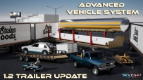 Advanced Vehicle System 1.3.0适配UE5.0车辆物理系统