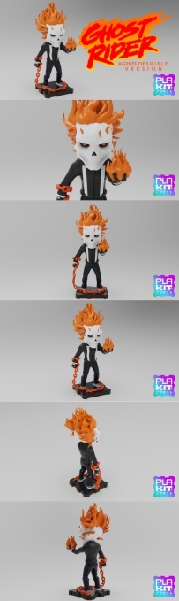 PlaKit Ghost Rider (Agents of SHIELD Version)恶灵骑士(神盾局特工版)