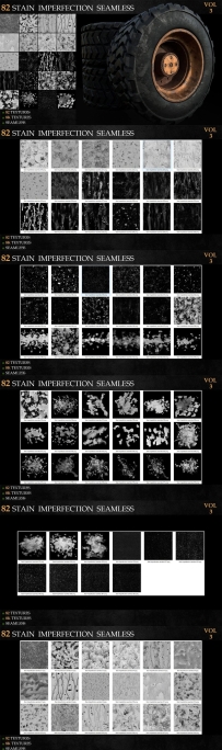 82 Stain Imperfection Seamless – Vol.3 82张污点瑕疵风格图片