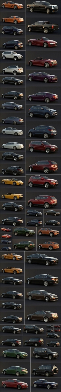 Vargov Car 3D-Models Collection 汽车3dmax模型下载