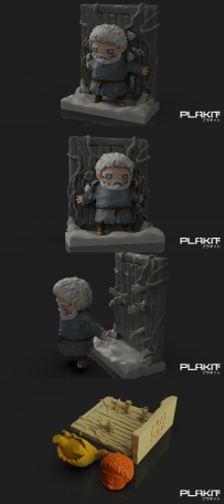 PlaKit Game Of Thrones Hodor权力的游戏阿多打印模型