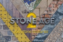 Stone Age II – 100 Stone Textures Envato石头表面纹理